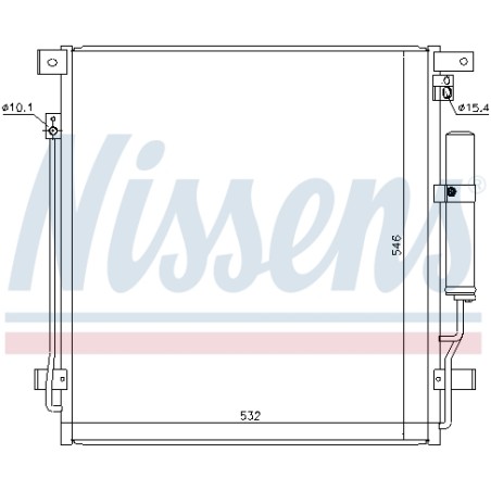 Condenseur de Clim Pour Mitsubishi L200/Triton Pajero Sport III 7812A341