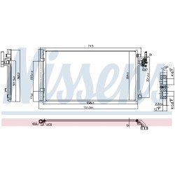 Condenseur de Clim Pour Land Rover Discovery Sport Van Range Rover Evoque