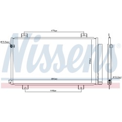 Condenseur de Clim Pour Honda Civic X 80100TGNG01