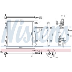 Condenseur de Clim Pour Hyundai i10 Kia Picanto 97606G6000