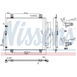 Condenseur de Clim Pour Toyota Hiace IV V 884500L010