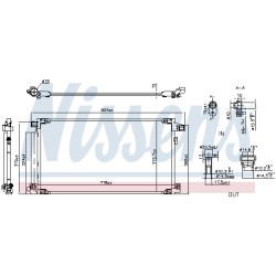Condenseur de Clim Pour Toyota C-HR Van Corolla Suzuki Swace