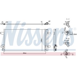 Condenseur de Clim Pour VW Polo Audi A1 Seat Arona Ibiza V Skoda 2Q0816411A