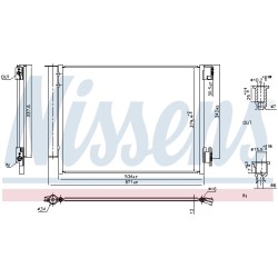 Condenseur de Clim Pour Renault Dacia Nissan Juke Mitsubishi 921005FA0A MQ004091