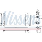 Condenseur de Clim Pour Jeep Compass 00K68273402AA 00K68273402AB 00K68360244AA