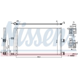 Condenseur de Clim Pour Tesla Model 3 107708300A 107708300B