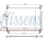 Condenseur de Clim Pour Toyota Highlander 884600E070