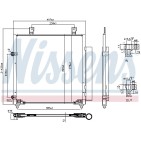 Condenseur de Clim Pour Mitsubishi Mirage Mirage/Space Star 7812A339