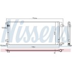 Condenseur de Clim Pour Honda Civic X 80100TBCA01