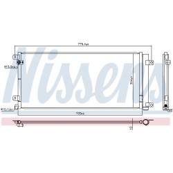 Condenseur de Clim Pour Honda Civic X 80100TBCA01