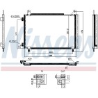 Condenseur de Clim Pour Peugeot 208 II 2008 Opel Fiat Alfa Romeo 9825441980