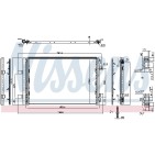 Condenseur de Clim Pour Peugeot 308 II 408 508 DS DS4 II DS7 Crossback DS9