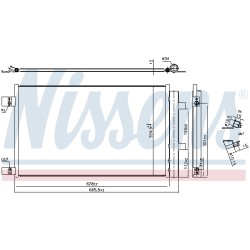 Condenseur de Clim Pour Renault Nissan MERCEDES 921004575R 9211000Q0C