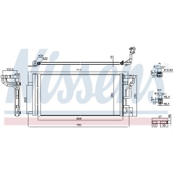 Condenseur de Clim Pour Hyundai i30 Fastback Hatchback Van Kombi Kia Ceed