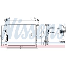 Condenseur de Clim Pour Hyundai Tucson Tucson/SUV Kia Sportage