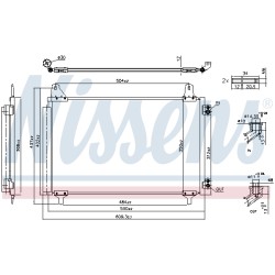 Condenseur de Clim Pour Peugeot 208 II Opel Citroën DS DS3 Crossback 9825371480