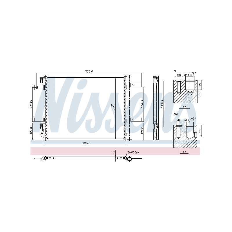 Condenseur de Clim Pour Peugeot Opel Astra L Fiat Citroën DS DS4 II 9829340280