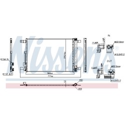 Condenseur de Clim Pour VW Audi Seat Leon Tarraco Skoda Octavia IV 5WA816411E
