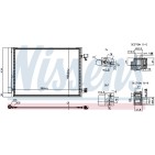 Condenseur de Clim Pour MERCEDES C-Class CLE