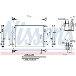 Condenseur de Clim Pour Kia RIO IV Stonic 97606H8600