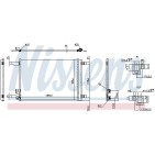Condenseur de Clim Pour VW Passat Polo Audi Seat Skoda 5Q0816411BC 5WA816411A