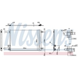 Condenseur de Clim Pour VW Passat Polo Audi Seat Skoda 5Q0816411BC 5WA816411A