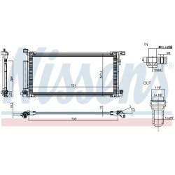 Condenseur de Clim Pour Toyota C-HR Corolla Suzuki Swace