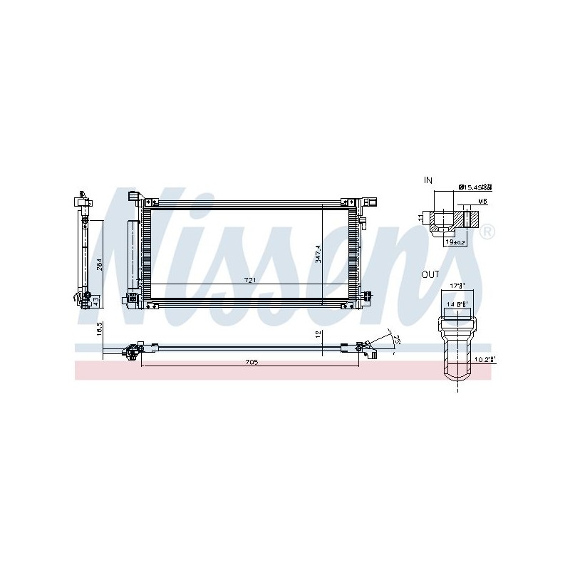 Condenseur de Clim Pour Toyota C-HR Corolla Suzuki Swace