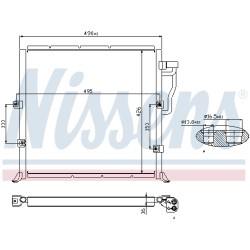 Condenseur de Clim Pour BMW Série 3 E36 Z3 8.398.181