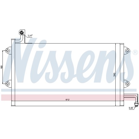 Condenseur de Clim Pour VW Golf III Vento 1H0.820.413 1H1820413 1H1820413A