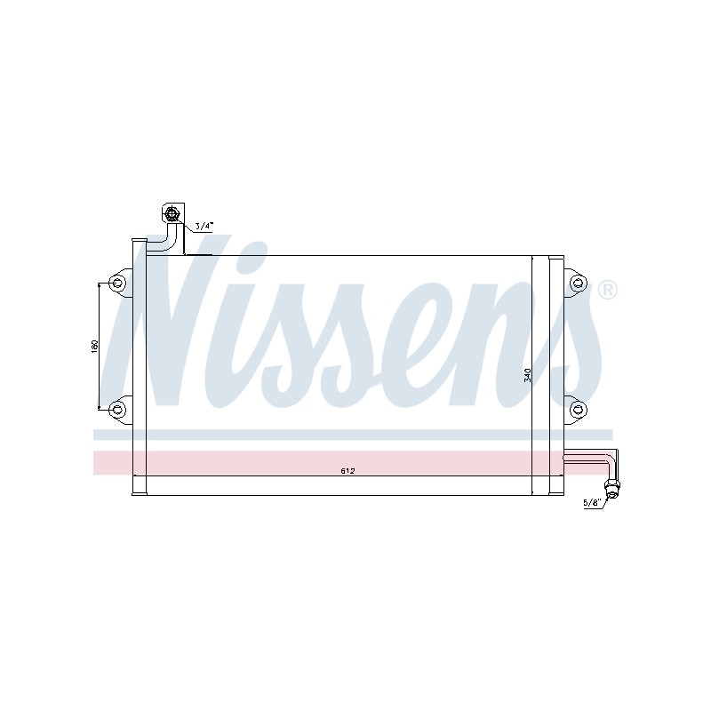 Condenseur de Clim Pour VW Golf III Vento 1H0.820.413 1H1820413 1H1820413A