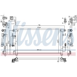Condenseur de Clim Pour Toyota Land Cruiser 80 88460-60160