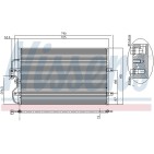 Condenseur de Clim Pour Peugeot Fiat Citroën Lancia 1474080080 1486721080