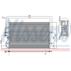 Condenseur de Clim Pour Peugeot Fiat Citroën Lancia 1474080080 1486721080