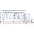 Condenseur de Clim Pour Opel Chevrolet Vauxhall 90540373 9192318 93250611