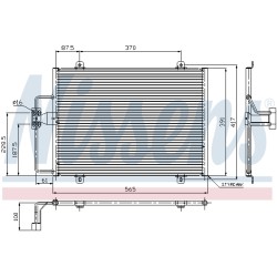 Condenseur de Clim Pour Renault Megane I Scenic 7700432391 7700838131 7700418301