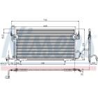 Condenseur de Clim Pour Peugeot Partner Citroën Berlingo Xsara