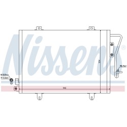 Condenseur de Clim Pour Renault Clio II Thalia I 7700414103