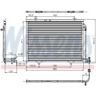 Condenseur de Clim Pour Chrysler Crossfire Roadster MERCEDES Classe C T-Model E
