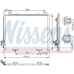 Condenseur de Clim Pour MERCEDES Classe E T-Model