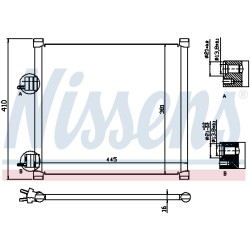Condenseur de Clim Pour Ford KA Street 1130201 1130205 1133803 1133806 1228447