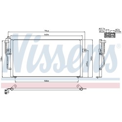 Condenseur de Clim Pour Volvo S40 I V40 30871579 4945635