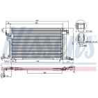 Condenseur de Clim Pour Peugeot 306 Partner Citroën Berlingo Xsara