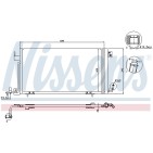 Condenseur de Clim Pour Peugeot 306 Citroën Xsara 6455.AW 9646061880 6455.W2