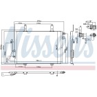Condenseur de Clim Pour Renault Kangoo 7700301253 8200221131 8200708128