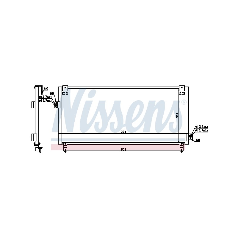 Condenseur de Clim Pour Subaru Impreza 73020-G151 73210-FA120 73210-FA150