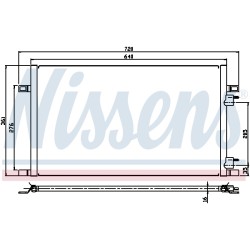 Condenseur de Clim Pour Renault Laguna I 7701045346