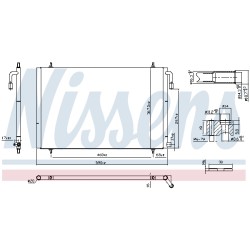 Condenseur de Clim Pour Peugeot 206 206+ 1610161180 6455.CH 6455.CJ 6455.W6
