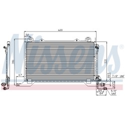Condenseur de Clim Pour MERCEDES Classe E T-Model