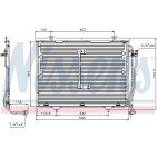 Condenseur de Clim Pour MERCEDES Classe C T-Model CLK